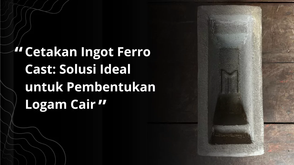 Cetakan ingot ferro cast